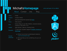 Tablet Screenshot of michalp.net